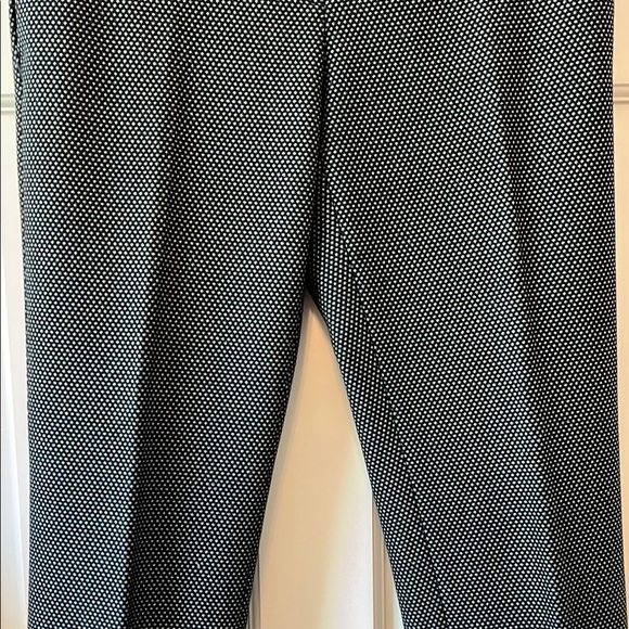 Ann Taylor Black and Blue Polka Dot Trouser Skinny Pants - Size 4 - Picture 6 of 14